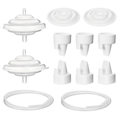 Pump Parts Compatible with Spectra S1 S2 9 Plus Breast Pump Replacement for Spectra Duckbill Valves Backflow Protector Membrane Tubing