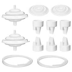 Pump Parts Compatible with Spectra S1 S2 9 Plus Breast Pump Replacement for Spectra Duckbill Valves Backflow Protector Membrane Tubing