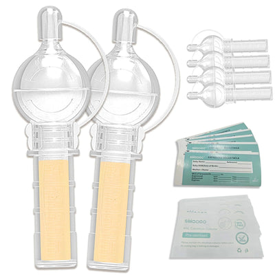 Colostrum Collector Kit Reusable Breast Milk Collector with Storage Case for Breastmilk to Collect Bpa Free4ml 6Pcs