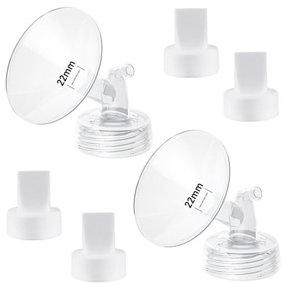 22mm Flange and Duckbill Valve Compatible with Spectra S1 Spectra S2 Spectra9 Plus Synergy Gold Breast Pump Spectra Pump Parts S2 Parts S2 Accessories Replacement